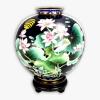 京锐景泰蓝11寸荷香月色瓶